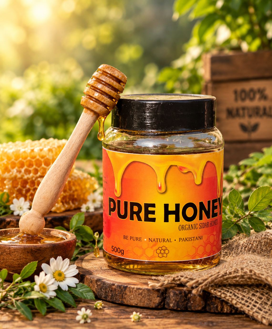 Natural Pure Honey (Beri). - Image 2